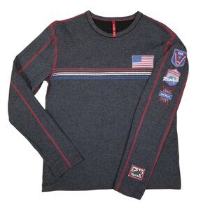 Alp N Rock Thermal Long Sleeve Tee Gray Sz 2